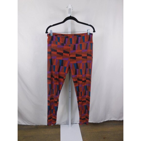 LuLaRoe Tall Curvy Leggings Multicolor Boho Witch Geometric Stretch TC - Picture 1 of 9